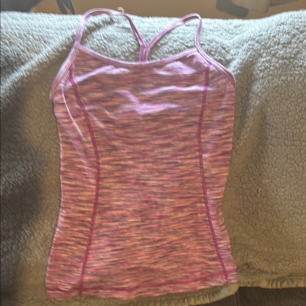 Under Armour Pink Patterned Tank Top